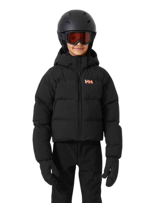 Kurtka Narciarska Helly Hansen Jr Nora Short Puffy Jacket Czarna
