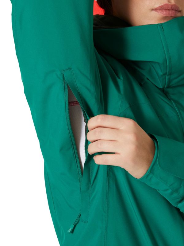 Kurtka Narciarska Helly Hansen W Powshot Jacket Zielona