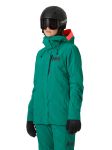 Kurtka narciarska damska Helly Hansen Powshot emerald