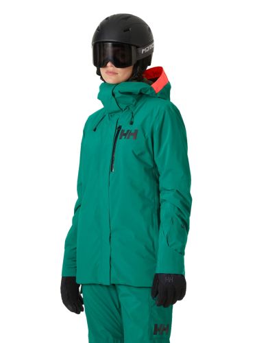 Kurtka narciarska damska Helly Hansen Powshot emerald