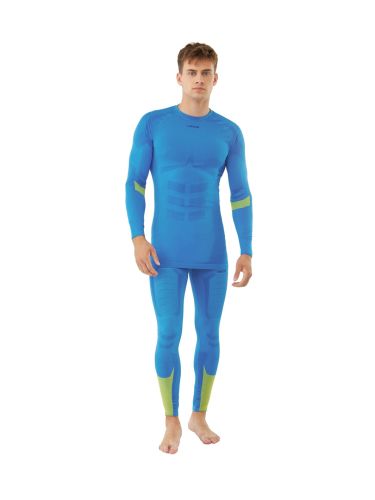 Bielizna Termoaktywna Viking Base Layer Volcanic Man Set Niebieska