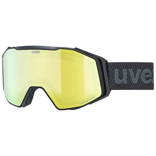 Gogle Narciarskie Uvex Gravity FM Czarne/Mirror Yellow
