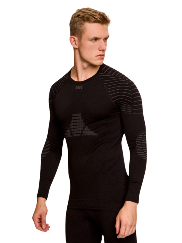 Koszulka termoaktywna męska z długim rękawem X-Bionic Invent 4.0 czarna