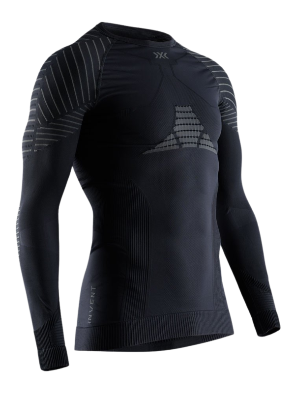 Koszulka termoaktywna męska z długim rękawem X-Bionic Invent 4.0 czarna