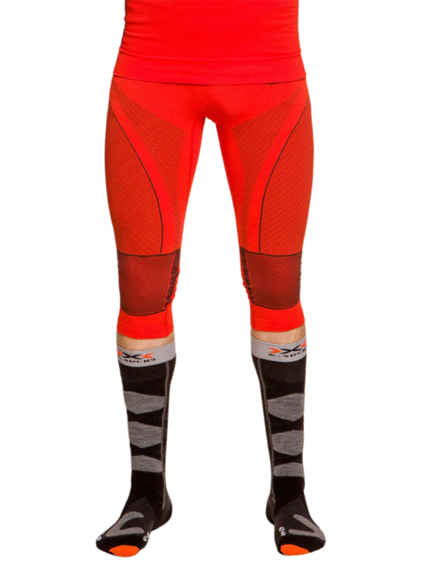 Legginsy termoaktywne 3/4 X-Bionic Energy Accumulator 4.0 pomarańczowo-szare