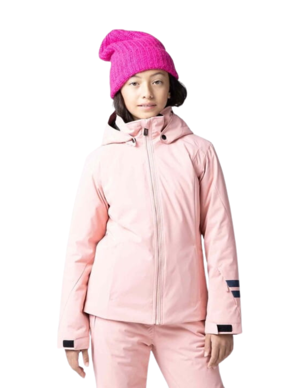 Kurtka narciarska Rossignol dziecięca Fonction różowa