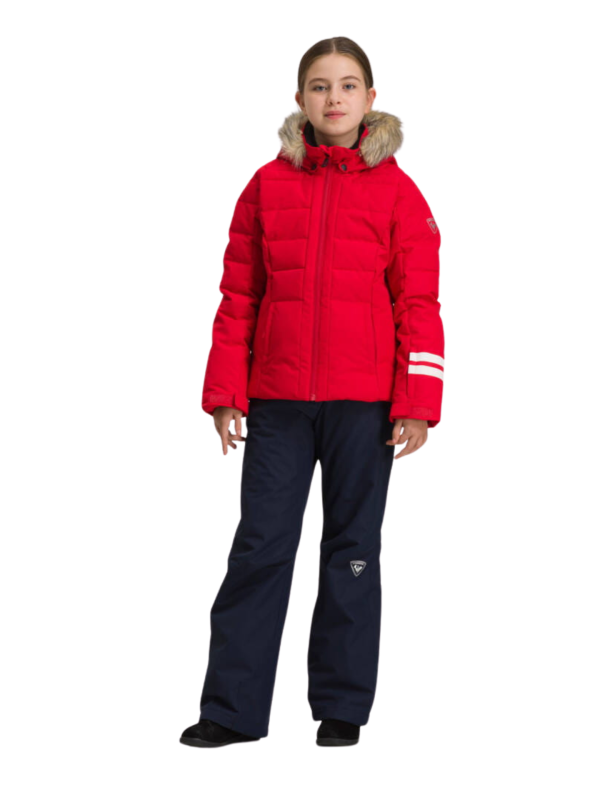 Kurtka Rossignol Girl Polydown czerwona