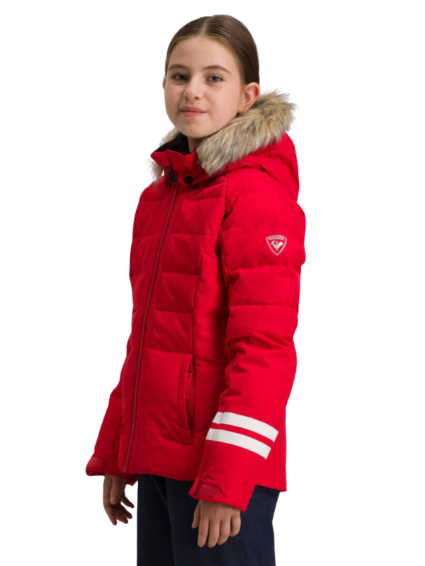 Kurtka Rossignol Girl Polydown czerwona