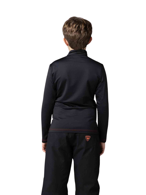 Bluza Rossignol Boy Hero 1/2 Zip Warm Stretch czarna