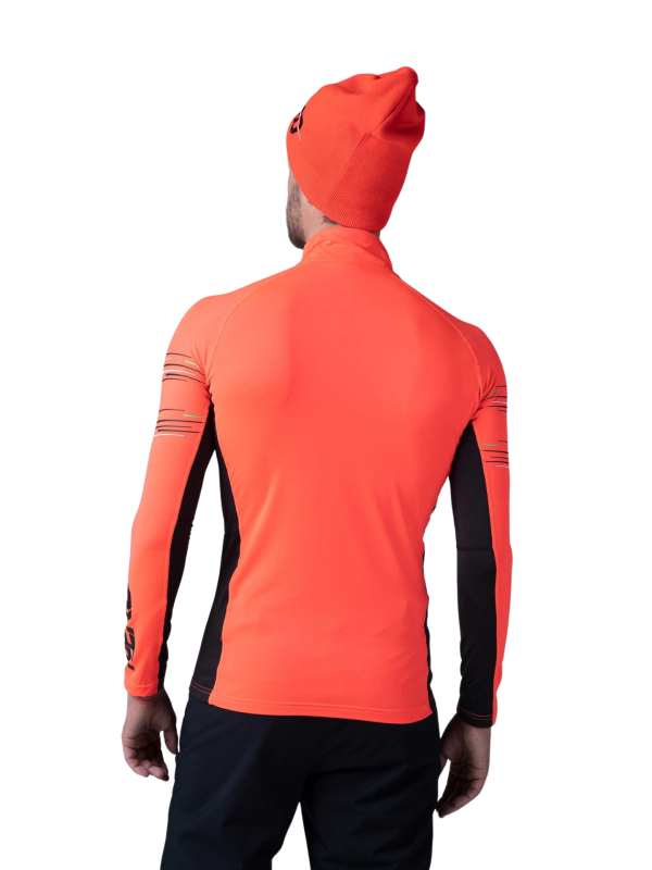 Bluza Rossignol Hero Classique 1/2 Zip pomarańczowa