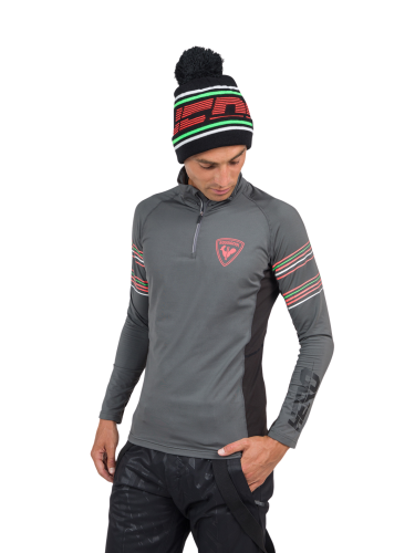 Bluza Rossignol Hero Classique 1/2 Zip szara