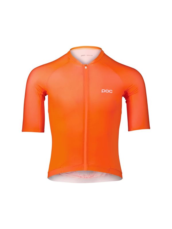 Koszulka rowerowa męska POC Pristine Jersey pomarańczowa
