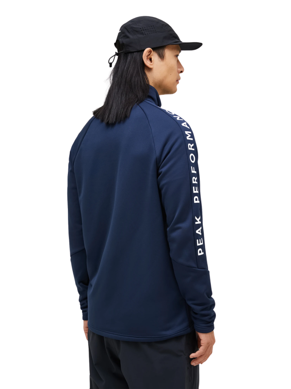 Bluza Peak Performance męska Rider Zip Jacket granatowa