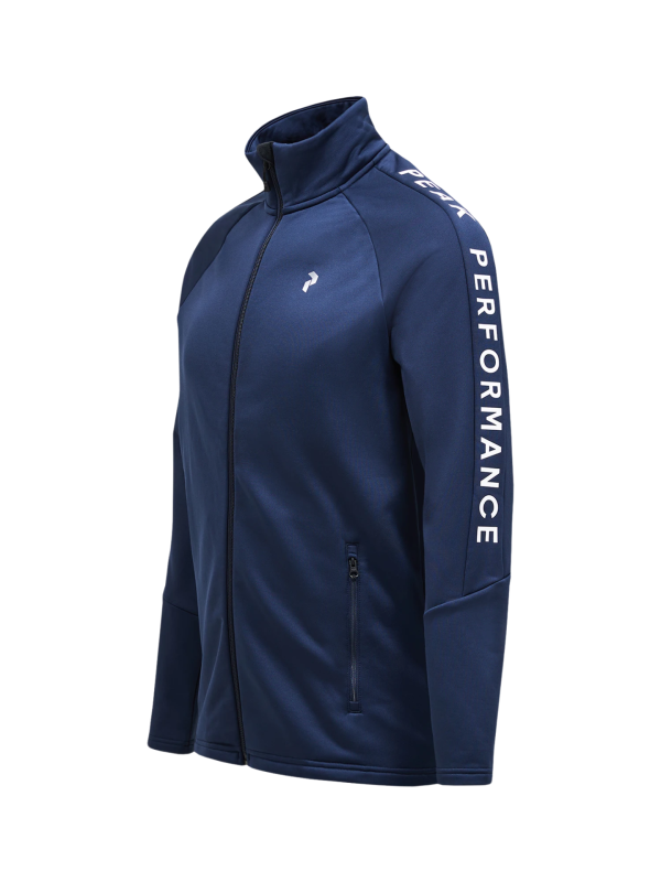 Bluza Peak Performance męska Rider Zip Jacket granatowa