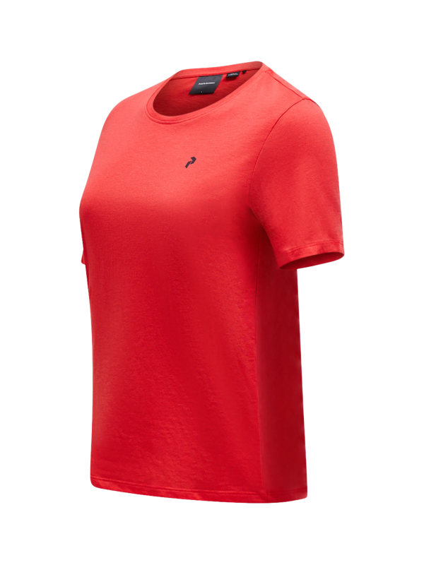 Koszulka Peak Performance damska Explore Graphic Tee czerwona