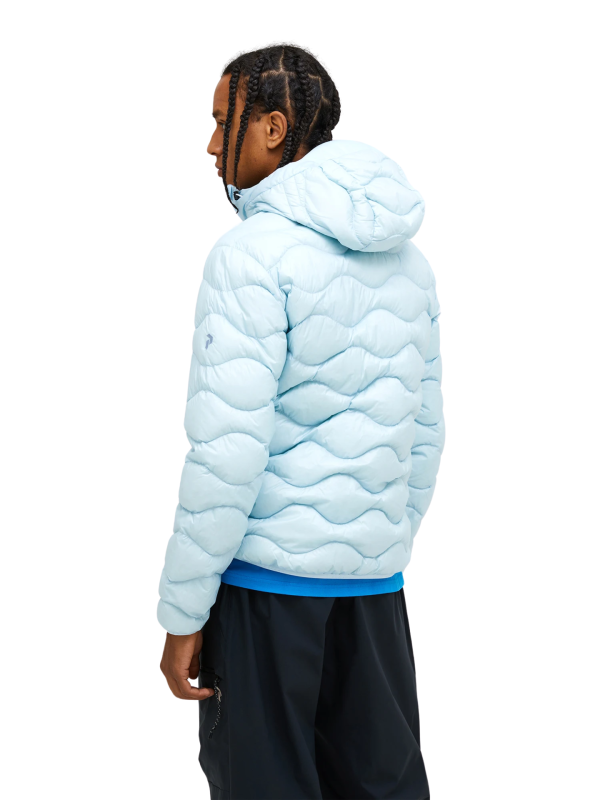 Kurtka Peak Performance puchowa męska Helium Down Hood Jacket niebieska