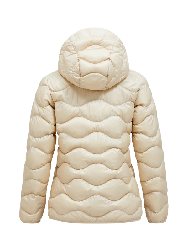Kurtka Peak Performance puchowa damska Helium Down Hood Jacket beżowa