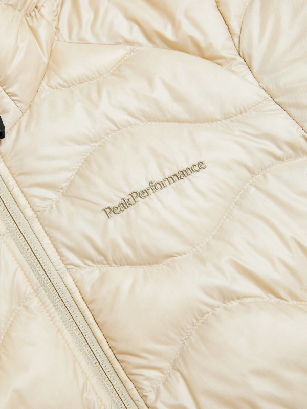 Kurtka Peak Performance puchowa damska Helium Down Hood Jacket beżowa