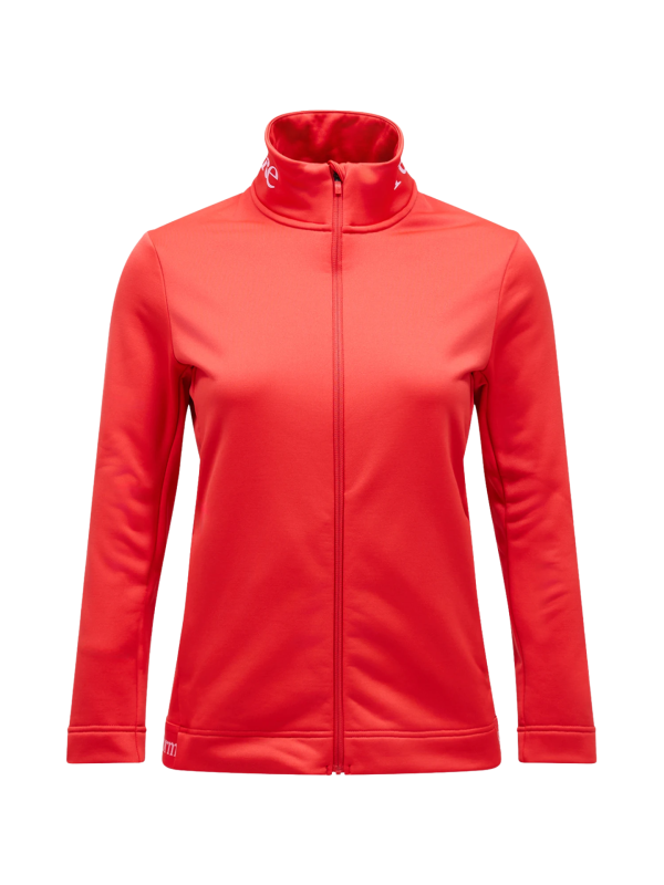 Bluza Peak Performance damska Rider Tech Zip Jacket czerwona