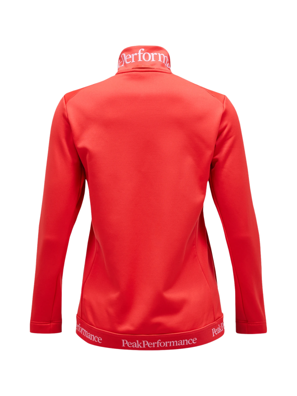 Bluza Peak Performance damska Rider Tech Zip Jacket czerwona