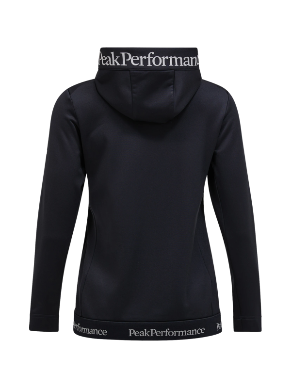 Bluza Peak Performance damska Rider Tech Zip Hood czarna