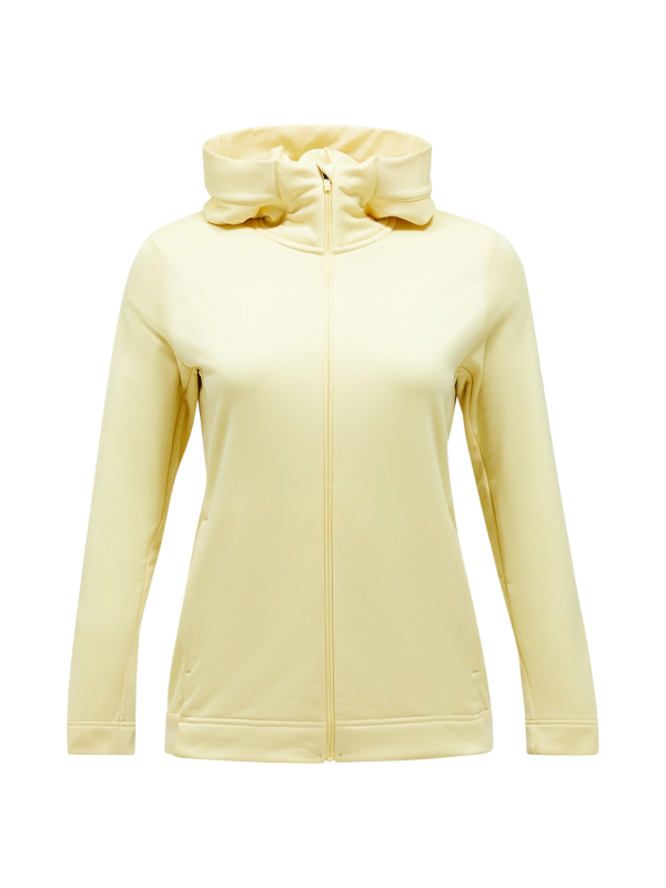 Bluza Peak Performance damska Rider Tech Zip Hood żółta