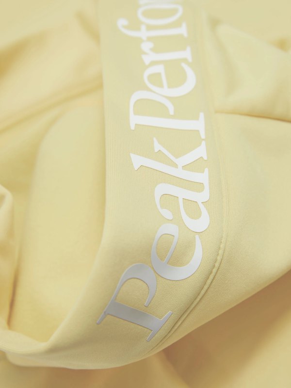 Bluza Peak Performance damska Rider Tech Zip Hood żółta