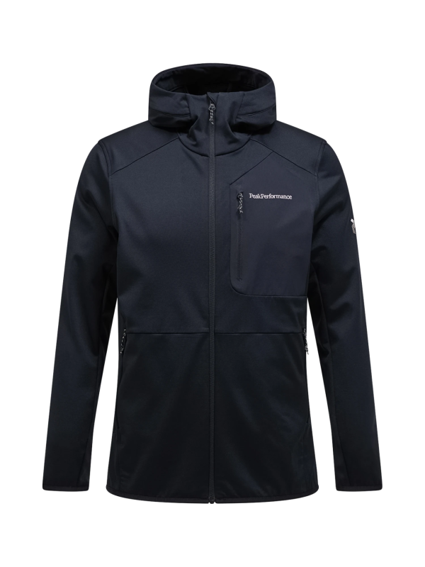 Bluza Peak Performance męska Utility Light Zip Hood czarna