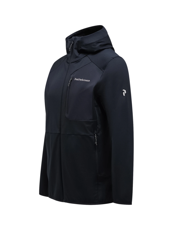 Bluza Peak Performance męska Utility Light Zip Hood czarna