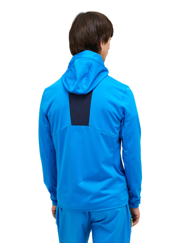 Bluza Peak Performance męska Utility Light Zip Hood niebieska