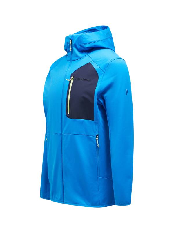 Bluza Peak Performance męska Utility Light Zip Hood niebieska