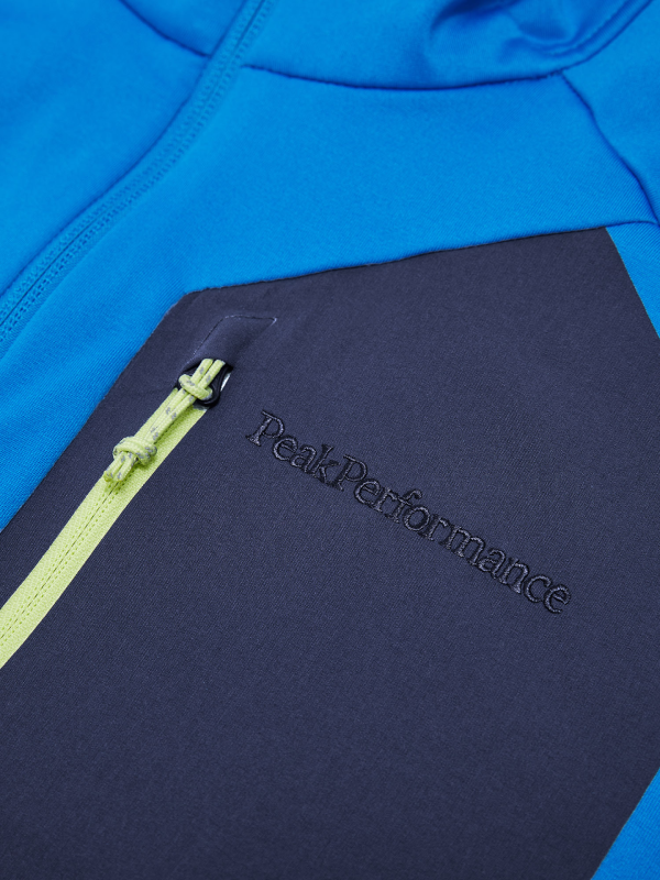 Bluza Peak Performance męska Utility Light Zip Hood niebieska