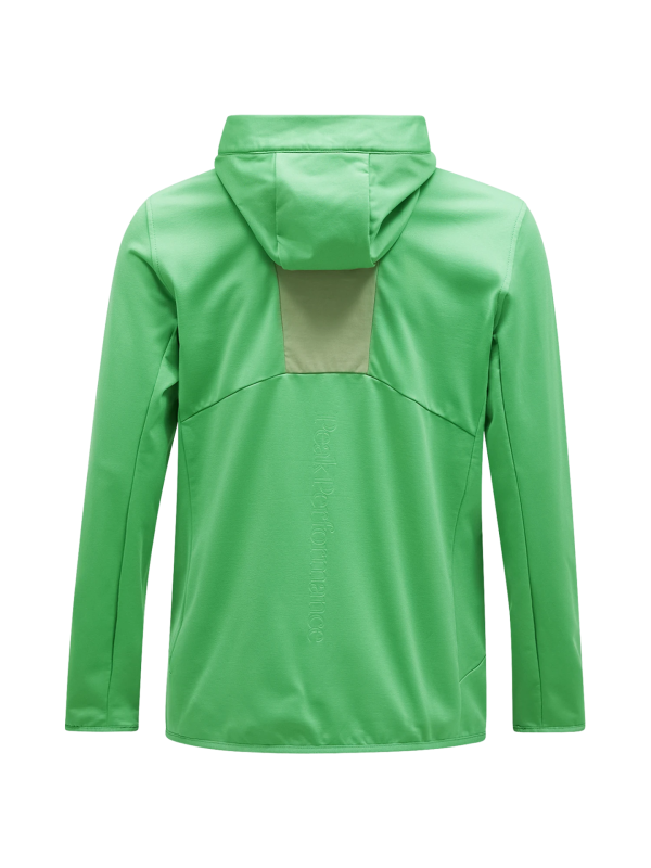 Bluza Peak Performance męska Utility Light Zip Hood zielona (