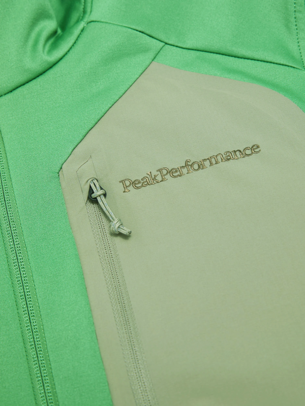 Bluza Peak Performance męska Utility Light Zip Hood zielona (