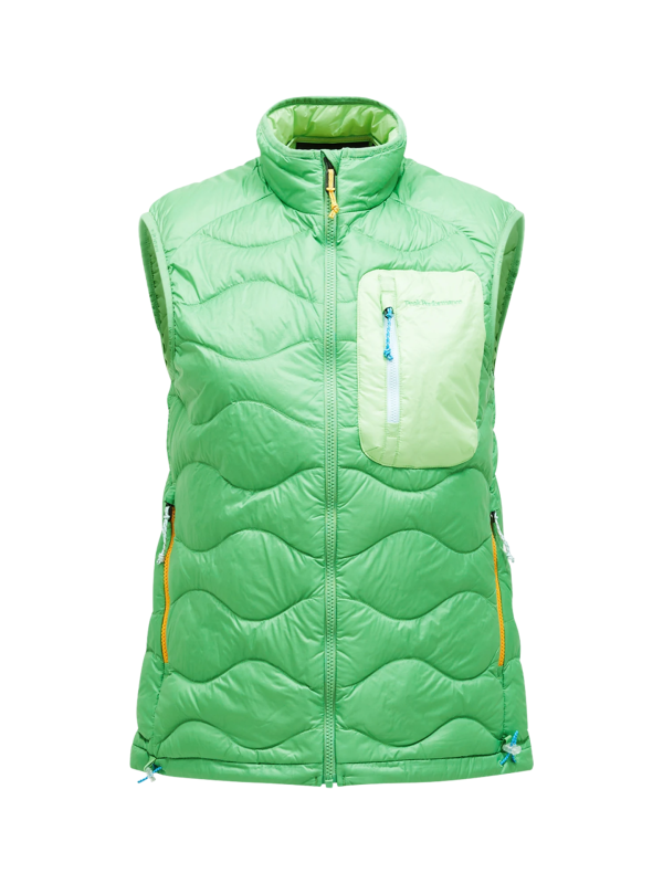 Kamizelka Peak Performance puchowa damska Helium Utility Down Vest zielona