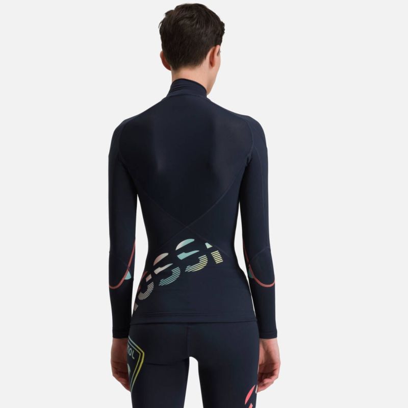 KOSZULKA ROSSIGNOL W INFINI COMPRESSION RACE NAVY