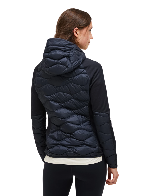Kurtka puchowa damska Peak Performance Helium Hybrid Down Hood black