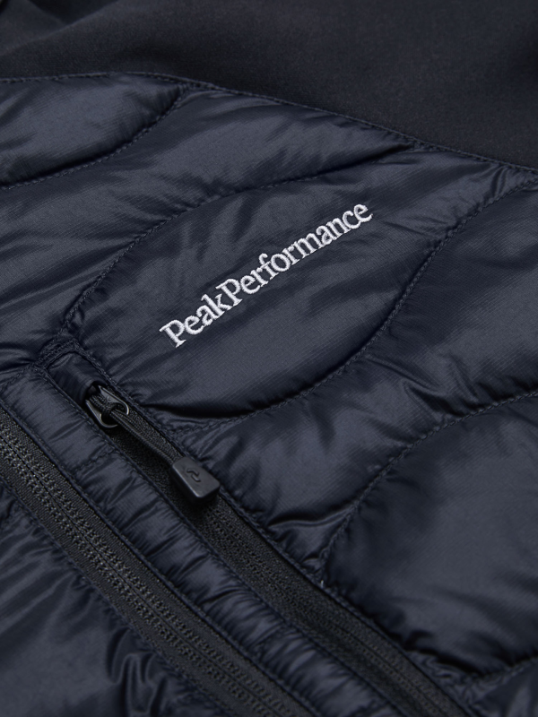 Kurtka Peak Performance puchowa damska Helium Down Hybrid Hood czarna