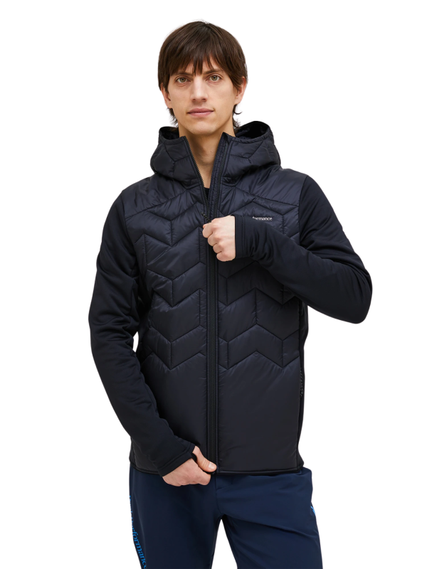 Kurtka Peak Performance męska Elevate Liner Hybrid Hood Jacket czarna