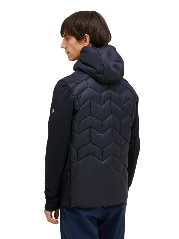 Kurtka Peak Performance męska Elevate Liner Hybrid Hood Jacket czarna