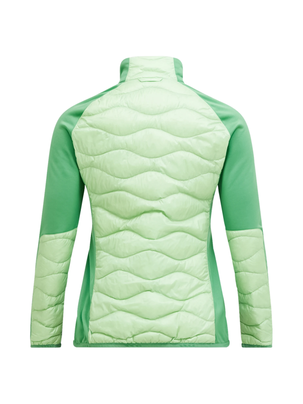 Kurtka Peak Performance puchowa damska Helium Down Hybrid Jacket zielona