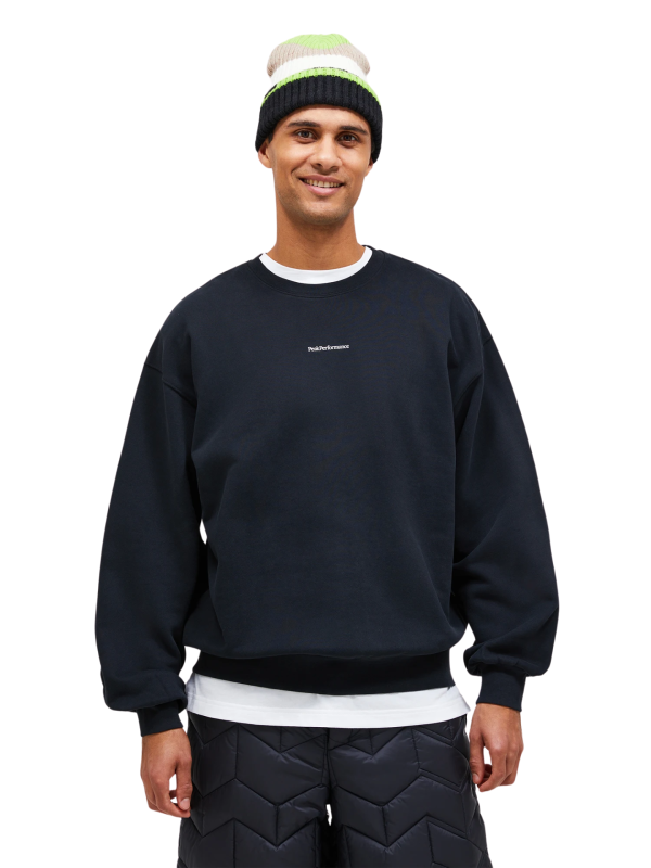 Bluza Peak Performance męska Original Terry Crew czarna