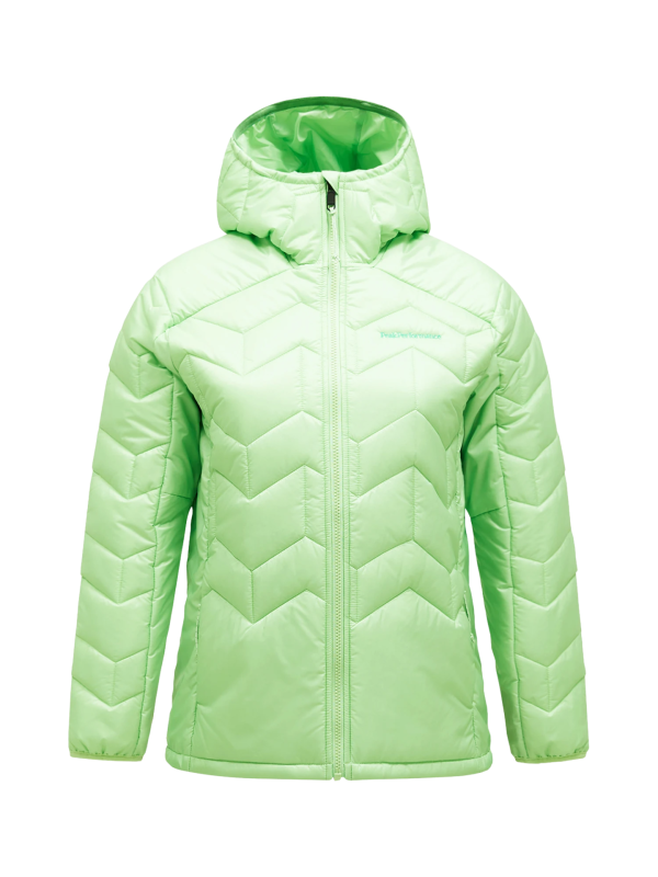 Kurtka Peak Performance damska Elevate Liner Hood Jacket zielona