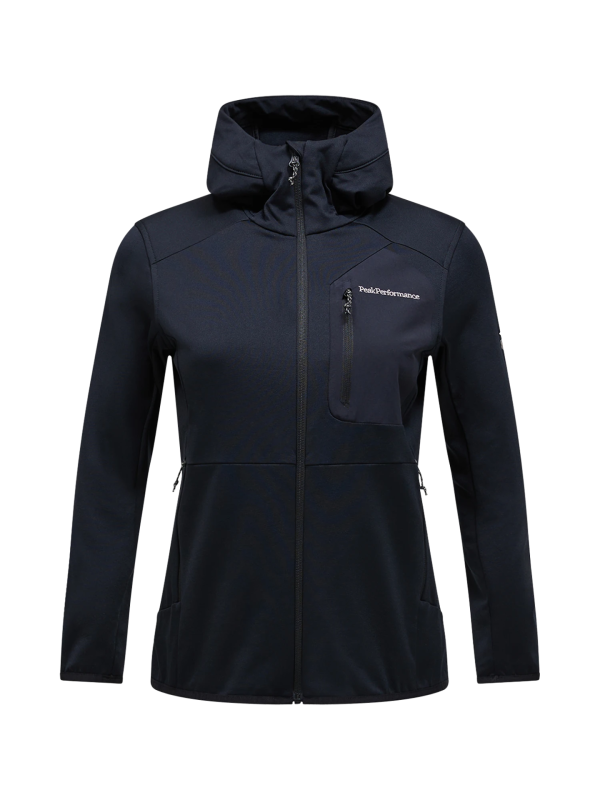 Bluza Peak Performance damska Utility Light Zip Hood czarna