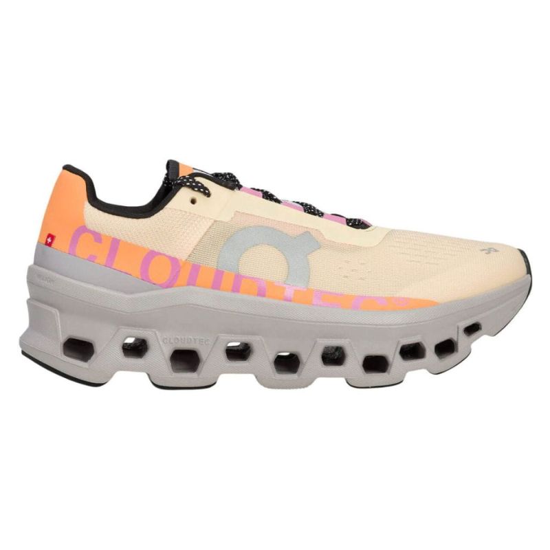 Buty damskie On Running Cloudmonster pomarańczowe