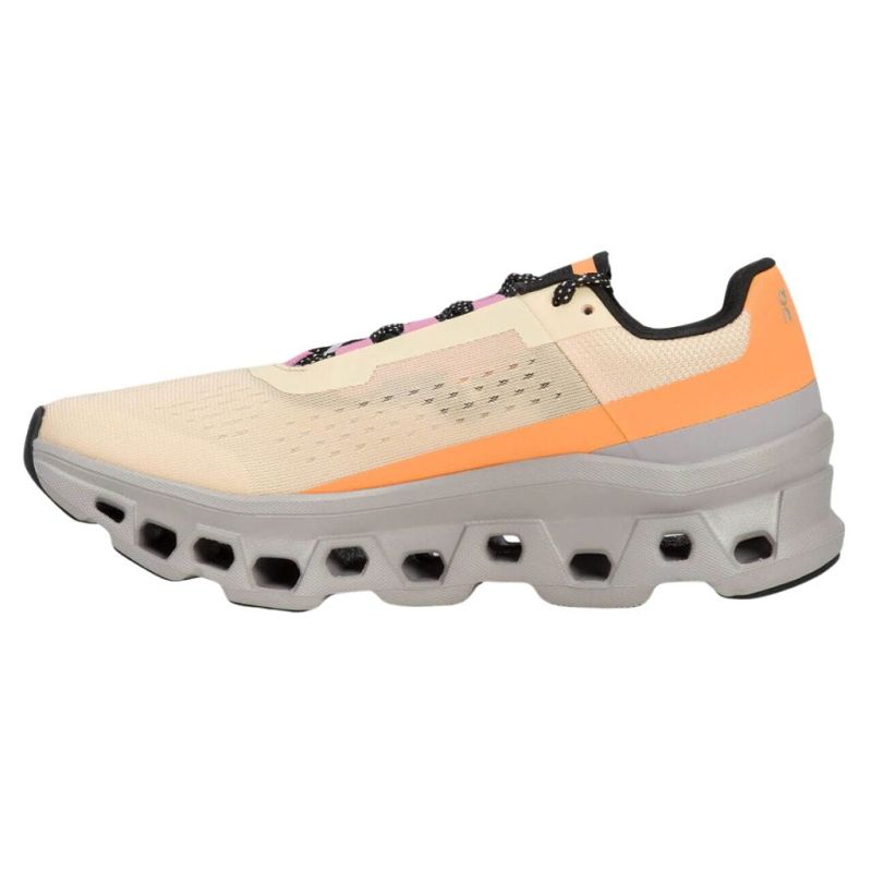 Buty damskie On Running Cloudmonster pomarańczowe