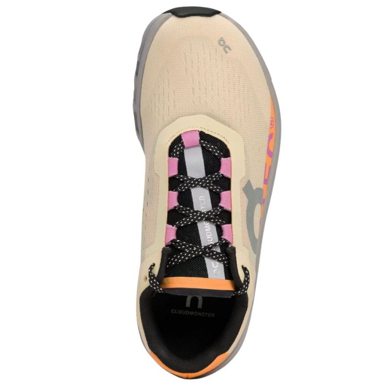 Buty damskie On Running Cloudmonster pomarańczowe