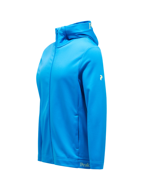 Bluza Peak Performance męska Rider Tech Zip Hood niebieska