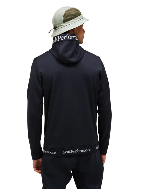 Bluza Peak Performance męska Rider Tech Zip Hood czarna