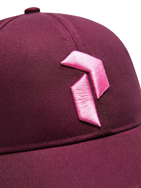 Czapka z daszkiem Peak Performance Retro Cap wiśniowa